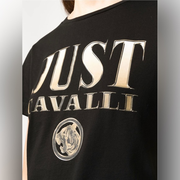 Just Cavalli Logo-print short-sleeved T-shirt
Size XL Black - Picture 2 of 10